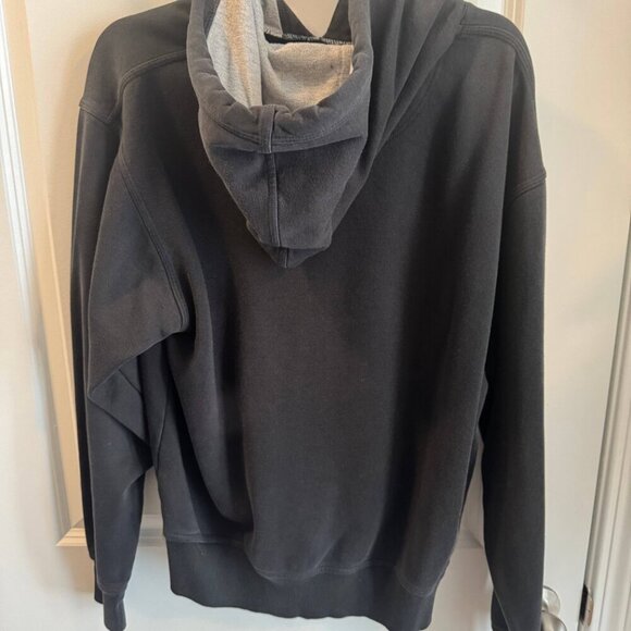 Champion Hoodie Men Medium Black Long Sleeve Drawstring Kangaroo Pocket Pullover - Picture 6 of 9